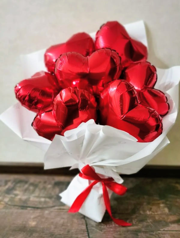 Букет из шаров сердце